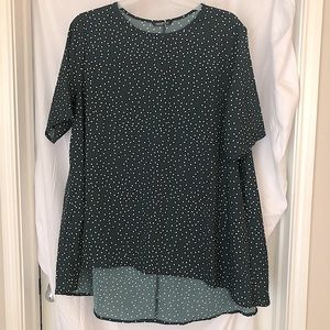Plus size tunic new never worn 3XL forest green